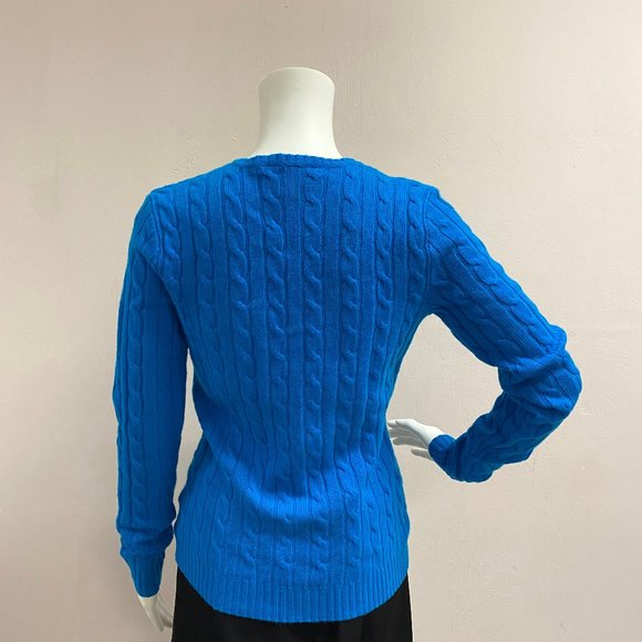 Ralph Lauren Blue Cashmere Sweater - Picture 7 of 7